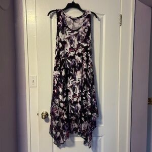 Simply Vera Wang purple and black dress - Size XS